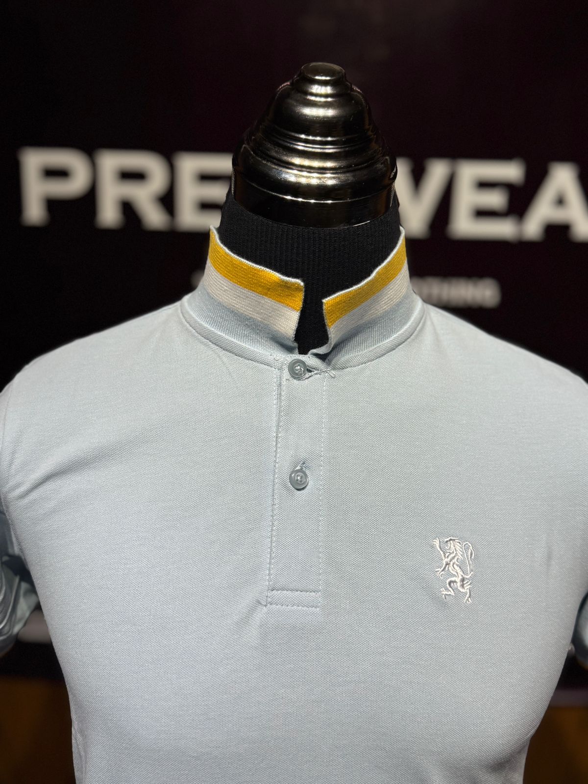 GIORDANO ICE BLUE COLOR POLOS