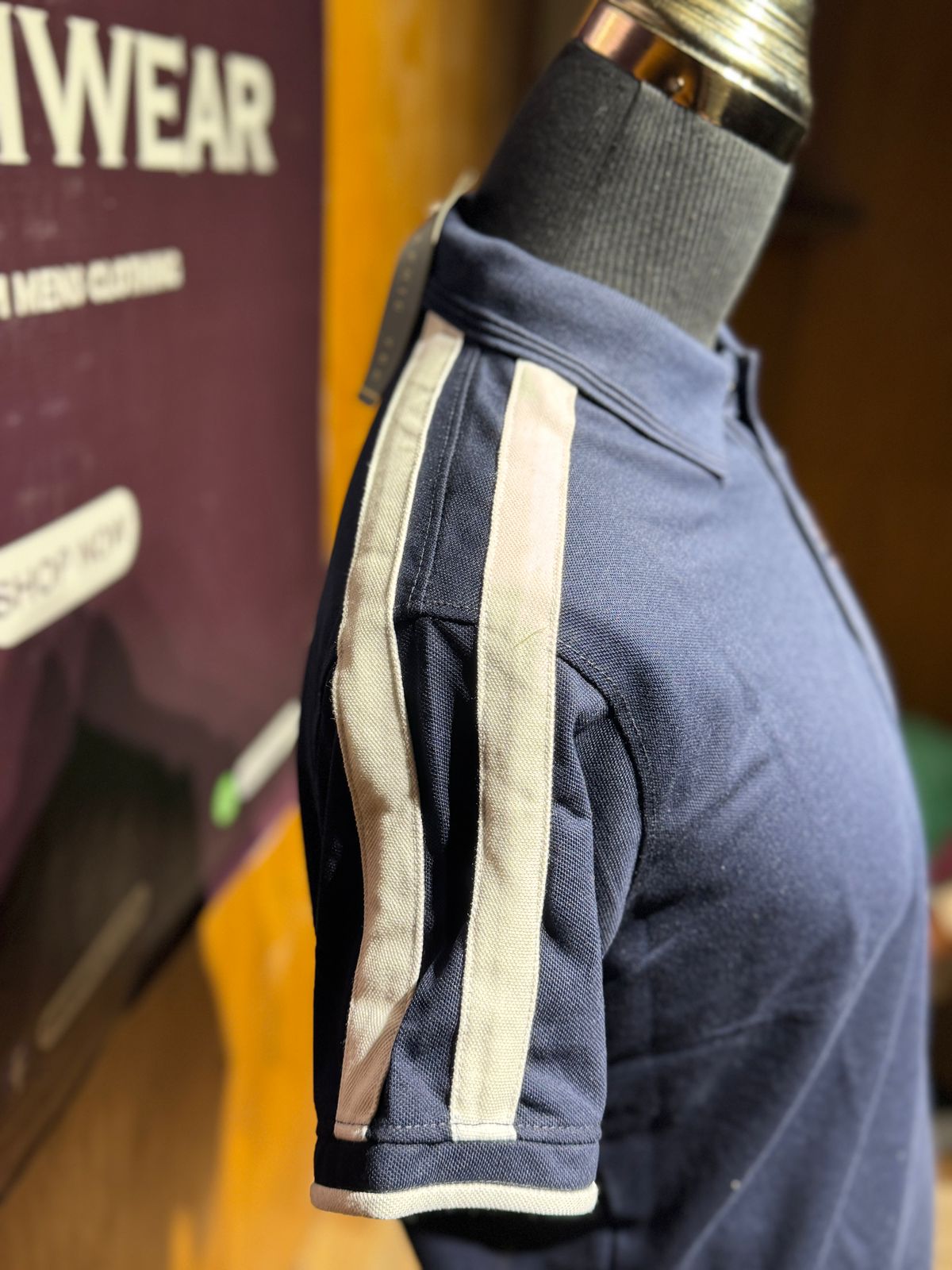 GIORDANO HORSE NAVY BLUE COLOR POLOS