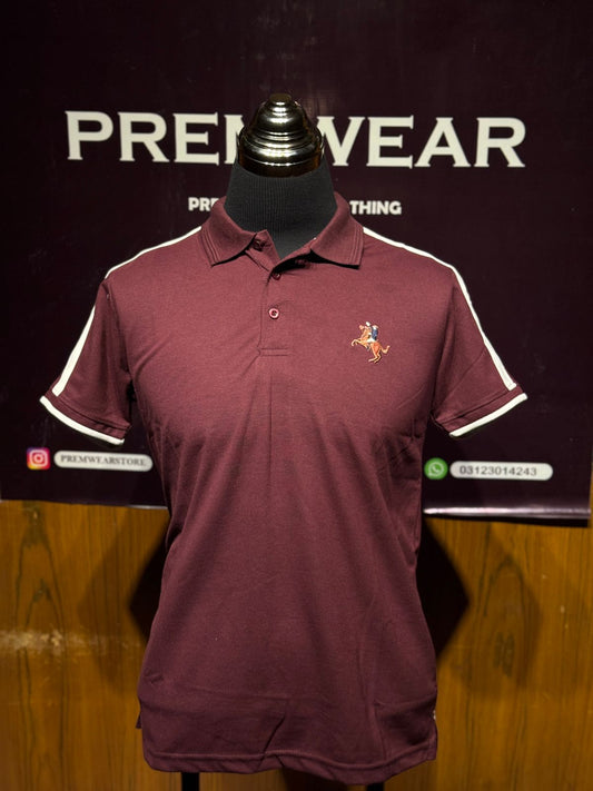 GIORDANO MAROON COLOR POLOS
