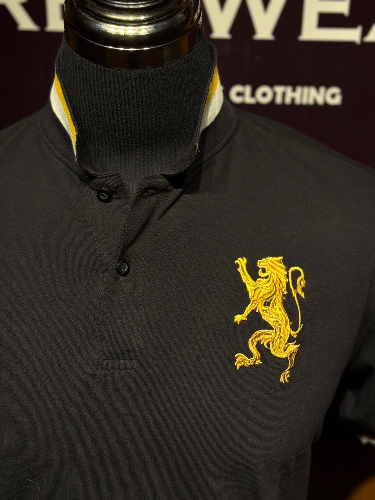 GIORDANO BLACK COLOR POLOS