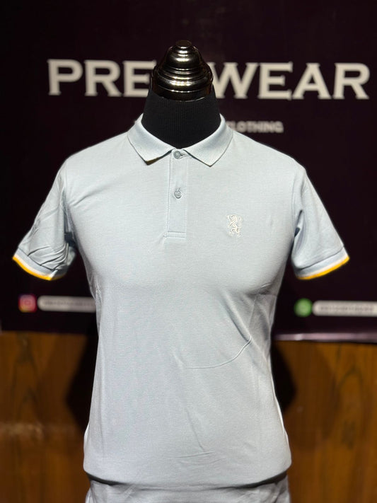 GIORDANO ICE BLUE COLOR POLOS