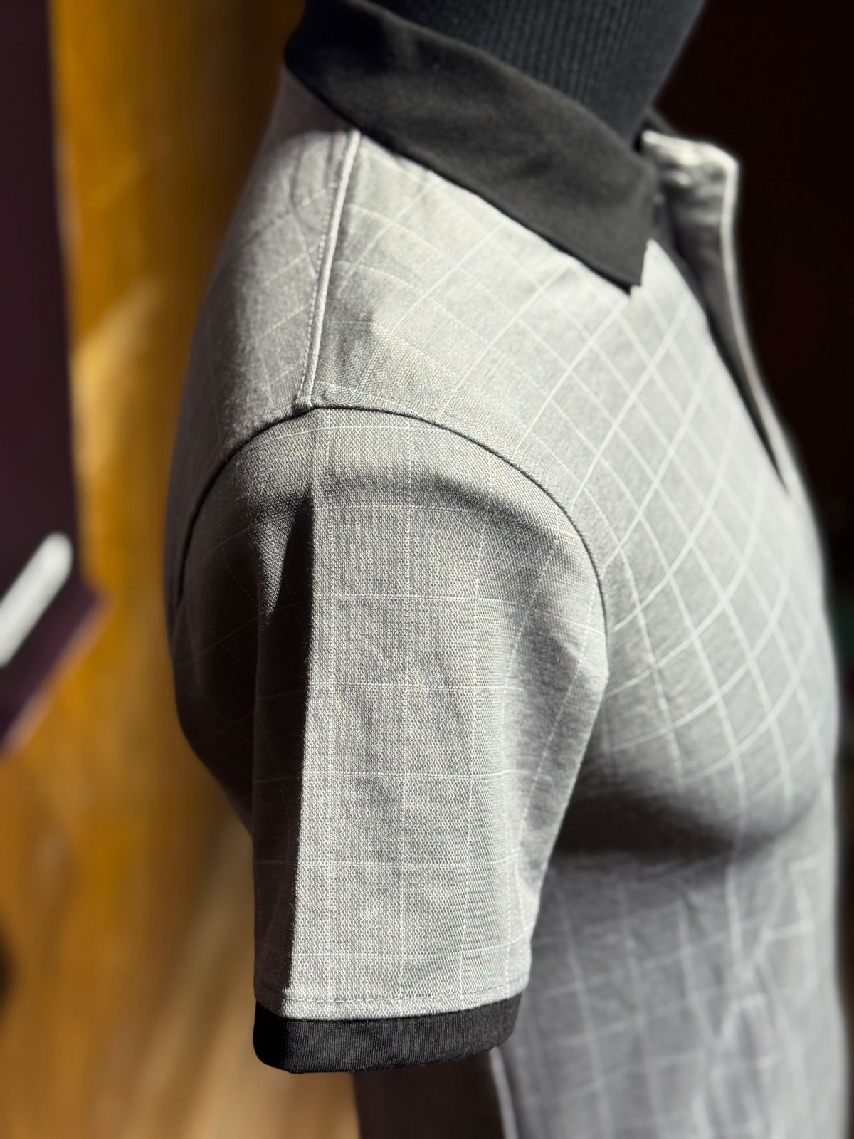 LACOSTE GREY COLOR POLOS